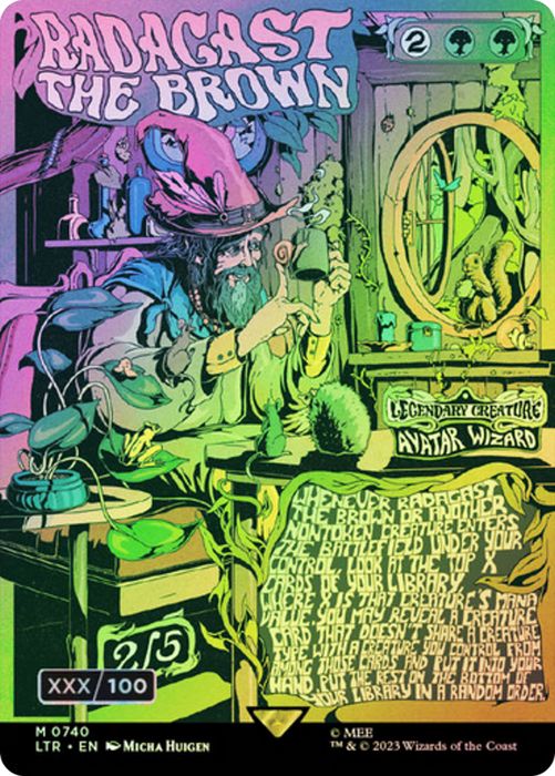 Radagast the Brown (LTR-740Z) - mythic (Borderless) - Foil