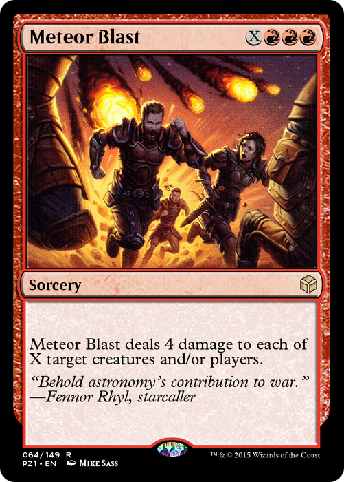 Meteor Blast (PZ1-064) - rare - Foil
