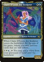 Claire D'Loon, Joy Sculptor (UNF-509) - rare: (Showcase) - Foil
