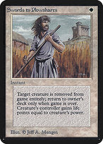 Swords to Plowshares (LEA-040) - uncommon