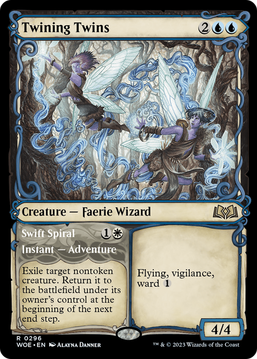 Twining Twins // Swift Spiral (WOE-296) - rare: (Showcase) - Foil