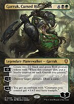 Garruk, Cursed Huntsman (BLC-099) - mythic (Borderless)