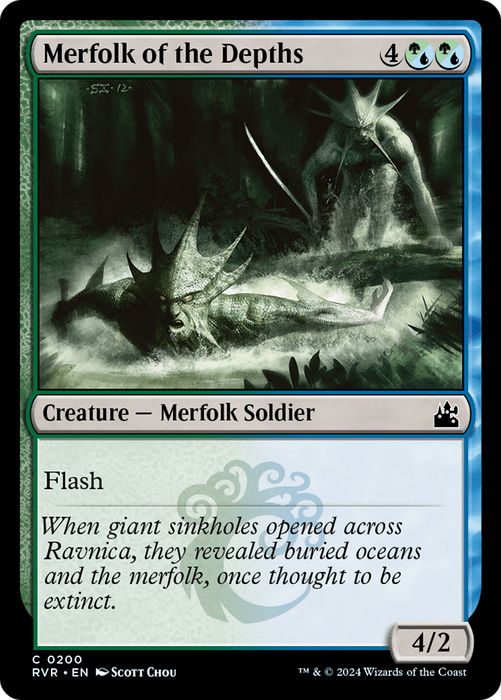 Merfolk of the Depths (RVR-200) - common