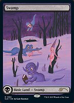 Swamp (SLD-1384) - rare: (Full Art) - Foil