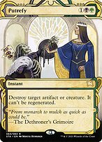 Putrefy (STA-063) - rare: (Showcase) (Borderless) - Etched Foil