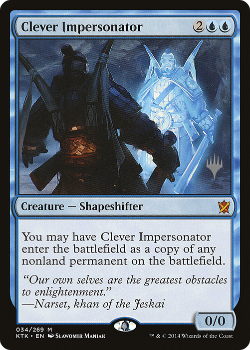 Clever Impersonator (PPTHB-34P) - mythic - Foil