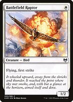 Battlefield Raptor (KHM-003) - common - Foil