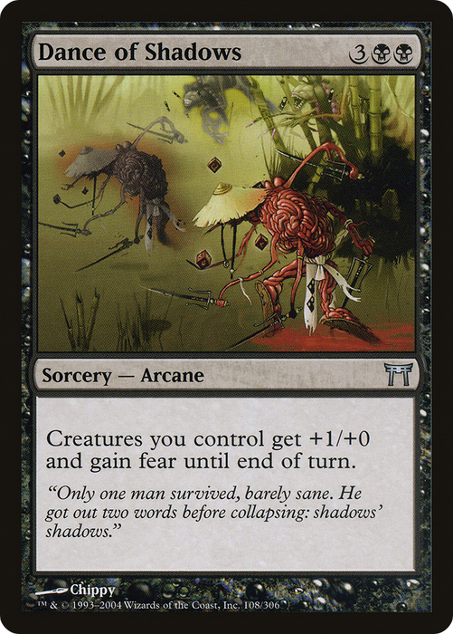 Dance of Shadows (CHK-108) - uncommon - Foil