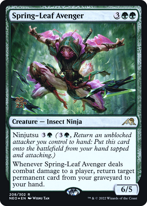 Spring-Leaf Avenger (PRE-208S) - rare - Foil