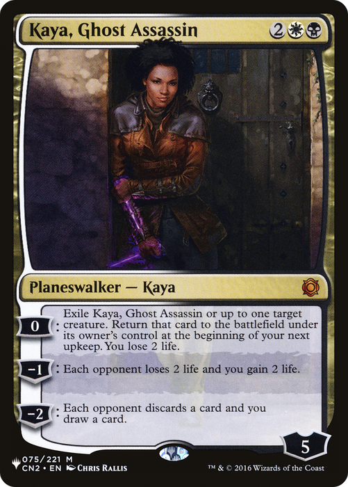 Kaya, Ghost Assassin (LIST-CN2-75) - mythic
