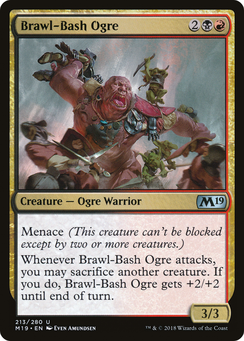 Brawl-Bash Ogre (M19-213) - uncommon