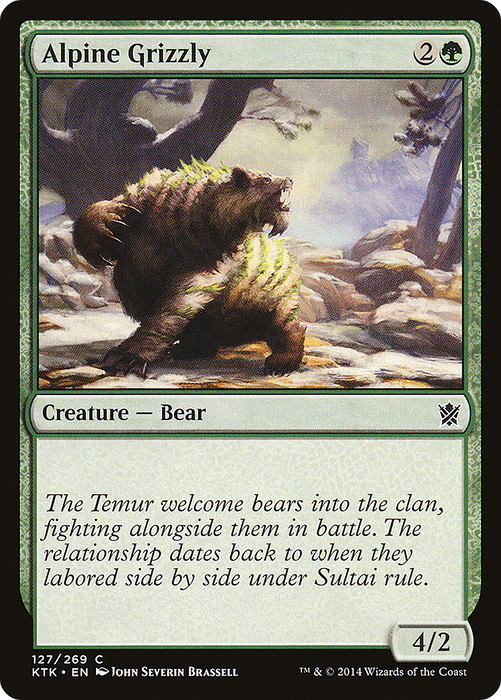 Alpine Grizzly (KTK-127) - common - Foil