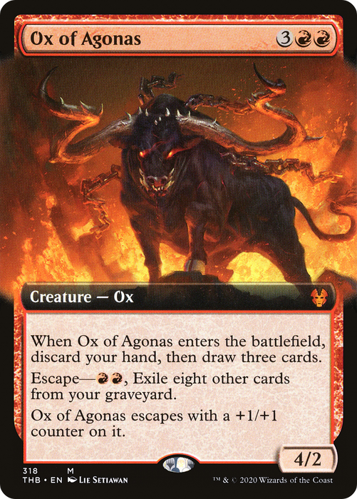 Ox of Agonas (THB-318) - mythic: (Extended Art) - Foil