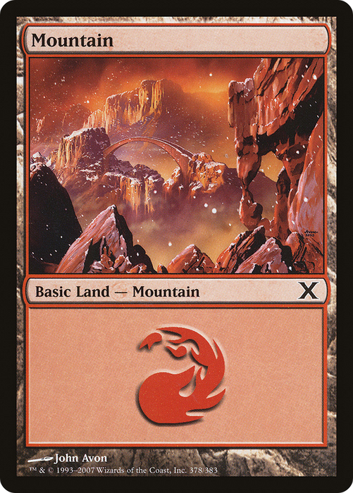 Mountain (10E-378) - common - Foil