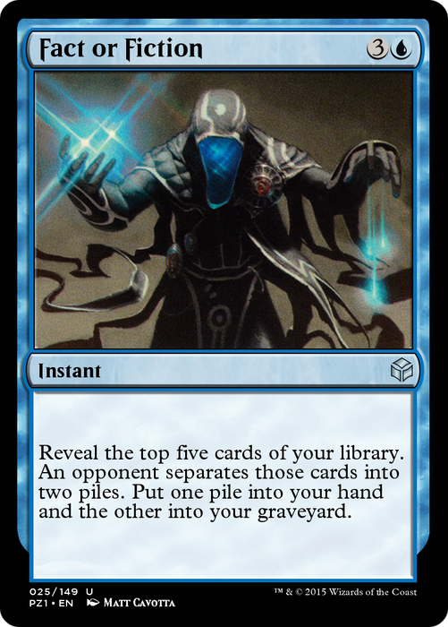 Fact or Fiction (PZ1-025) - uncommon - Foil