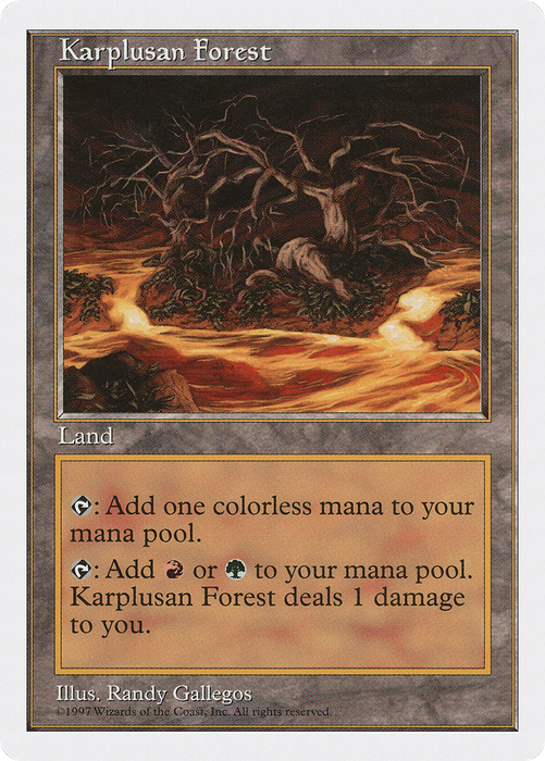 Karplusan Forest (5ED-421) - rare