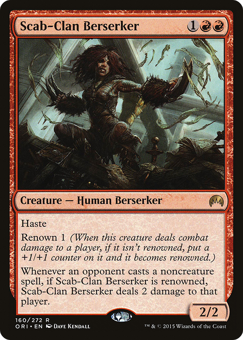 Scab-Clan Berserker (ORI-160) - rare - Foil