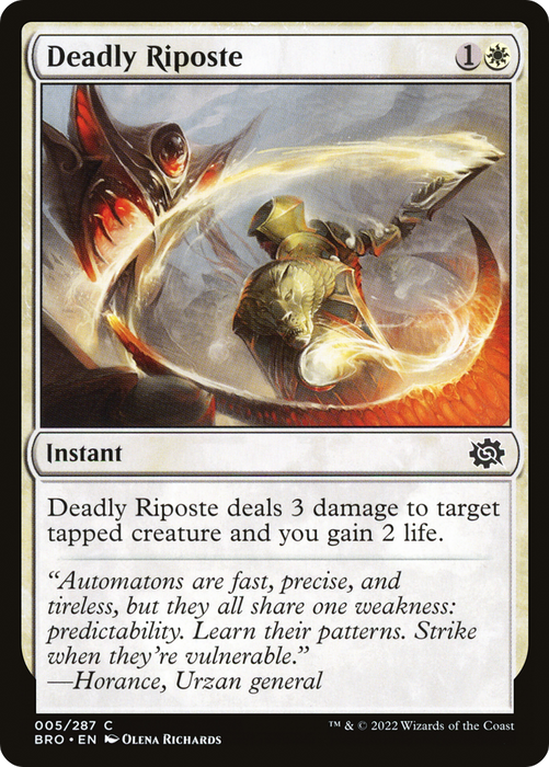 Deadly Riposte (BRO-005) - common