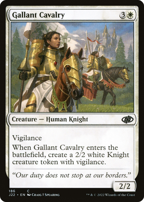 Gallant Cavalry (J22-186) - common