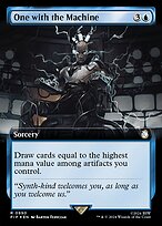 One with the Machine (PIP-990) - rare: (Extended Art) - Foil