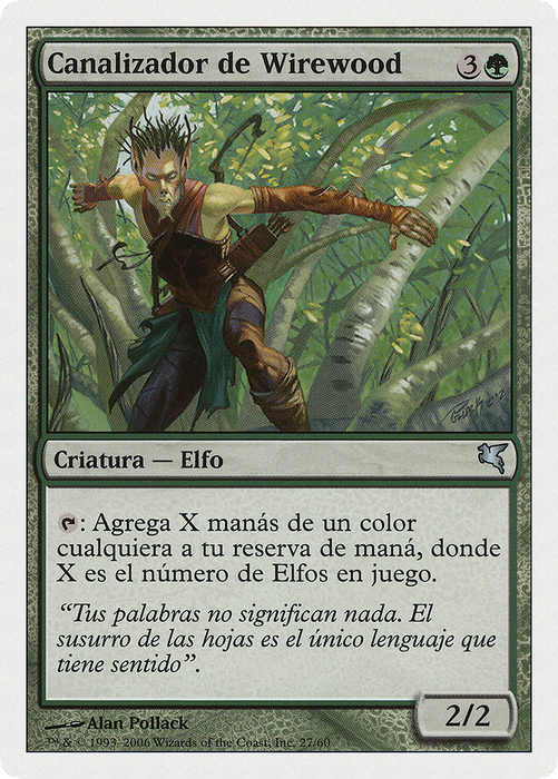 Wirewood Channeler (PSAL-B27) - uncommon