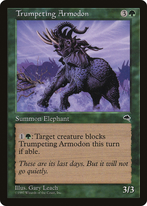 Trumpeting Armodon (TMP-262) - uncommon