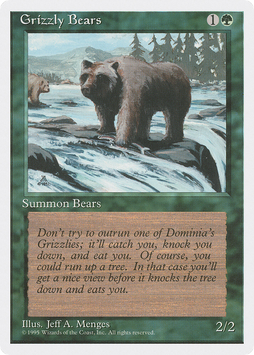 Grizzly Bears (4ED-250) - common