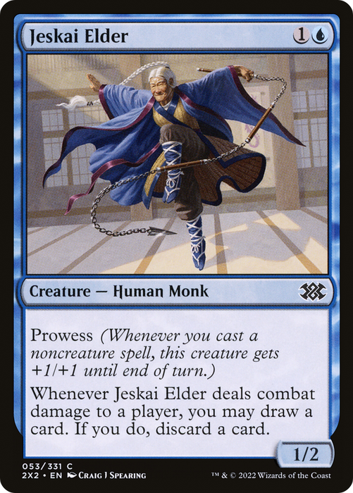 Jeskai Elder (2X2-053) - common - Foil