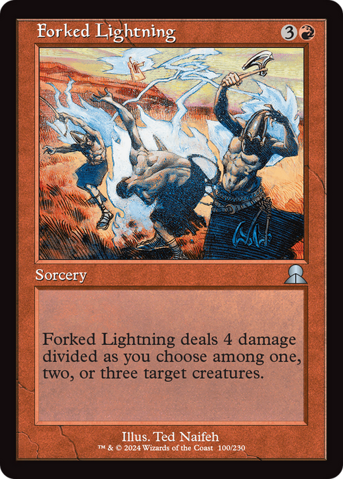 Forked Lightning (LIST-ME3-100) - uncommon