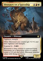 Dinosaurs on a Spaceship (WHO-408) - rare: (Extended Art) - Foil