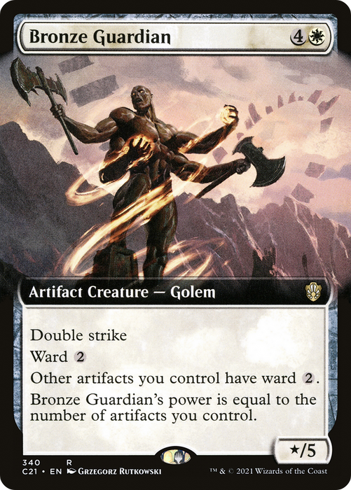 Bronze Guardian (C21-340) - rare: (Extended Art)
