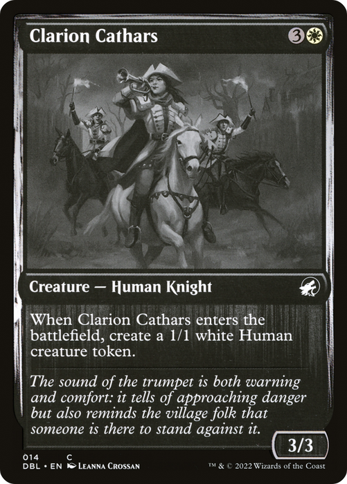 Clarion Cathars (DBL-014) - common - Foil