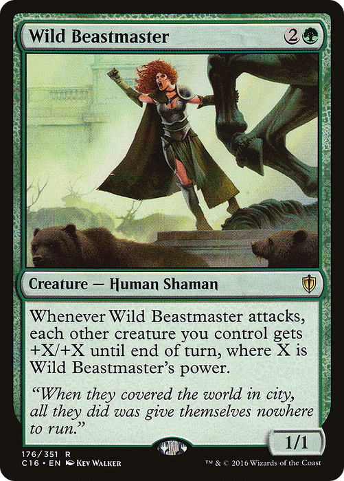 Wild Beastmaster (C16-176) - rare