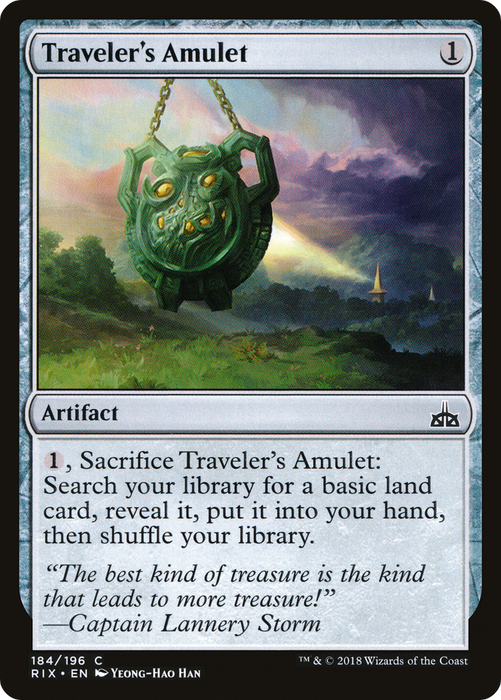 Traveler's Amulet (RIX-184) - common - Foil