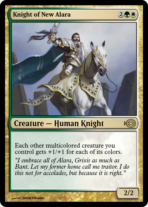 Knight of New Alara (PRM-32555) - rare - Foil