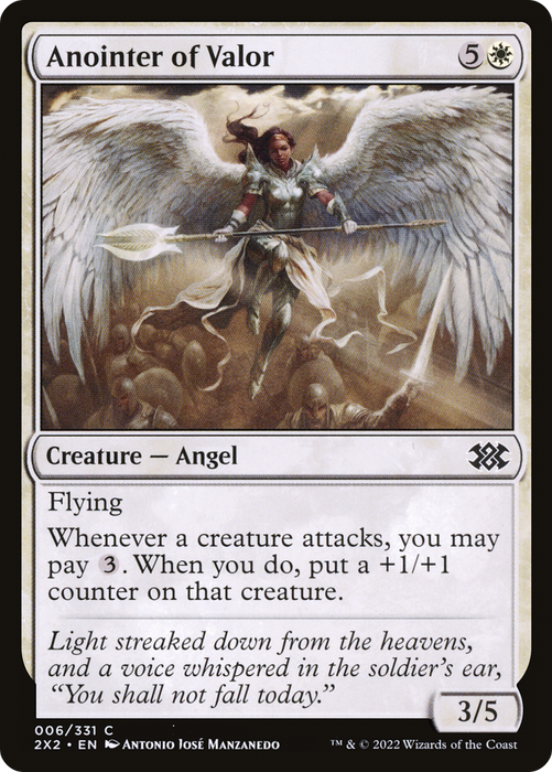 Anointer of Valor (2X2-006) - common - Foil