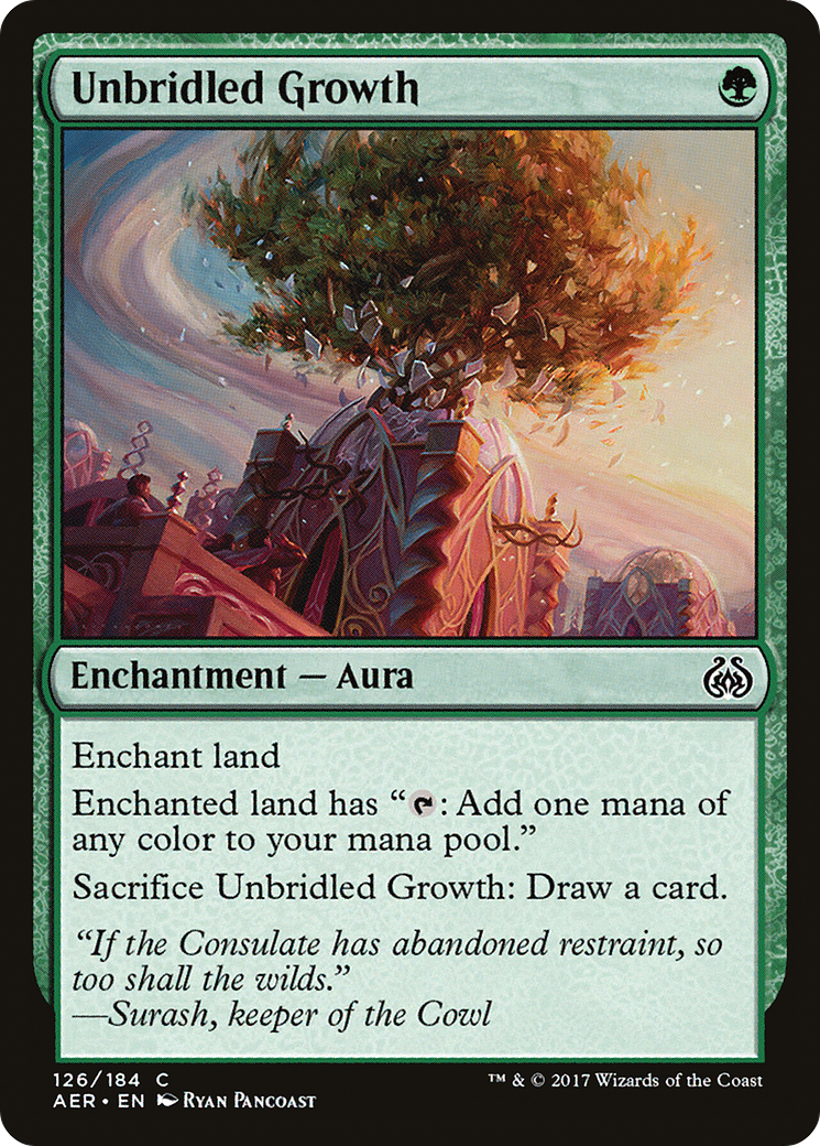Unbridled Growth (AER-126) - common - Foil