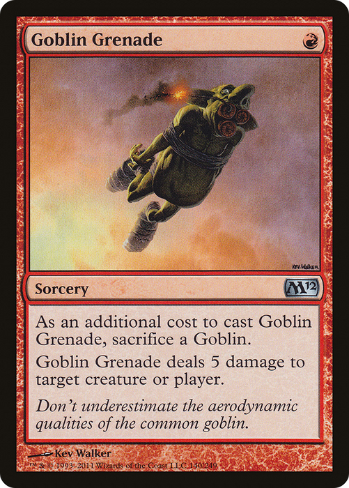 Goblin Grenade (M12-140) - uncommon