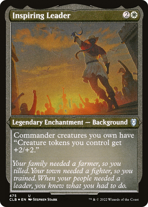Inspiring Leader (CLB-475) - uncommon - Etched Foil
