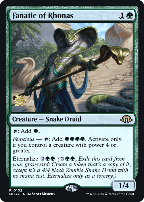 Fanatic of Rhonas (PRE-152S) - rare - Foil