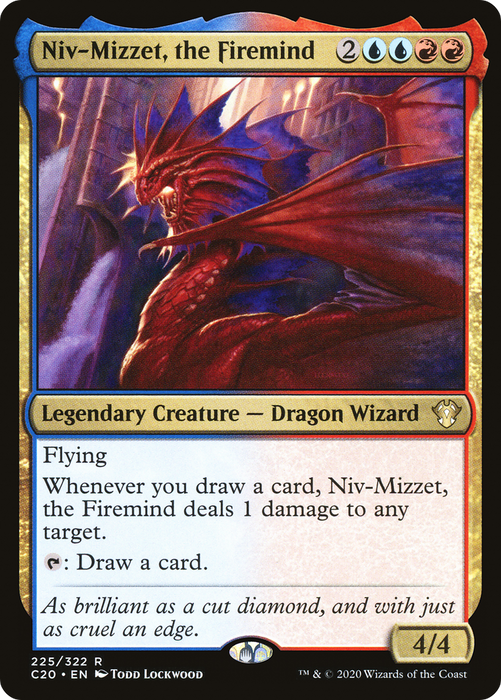 Niv-Mizzet, the Firemind (C20-225) - rare