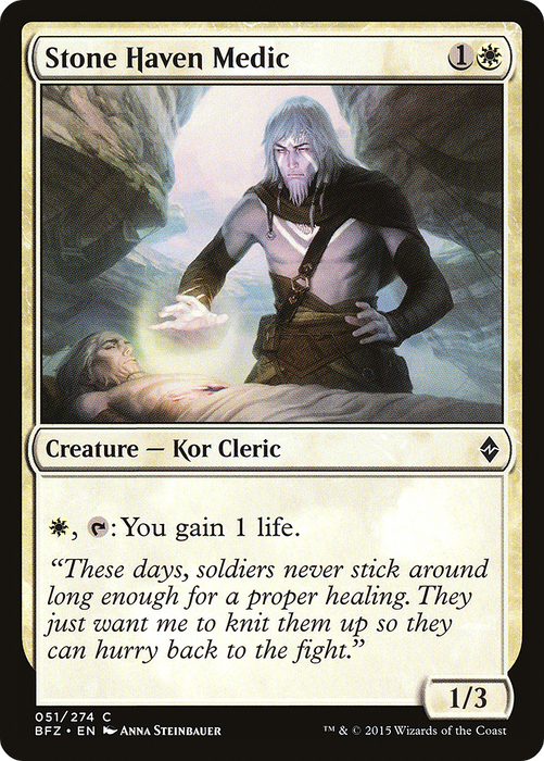 Stone Haven Medic (BFZ-051) - common