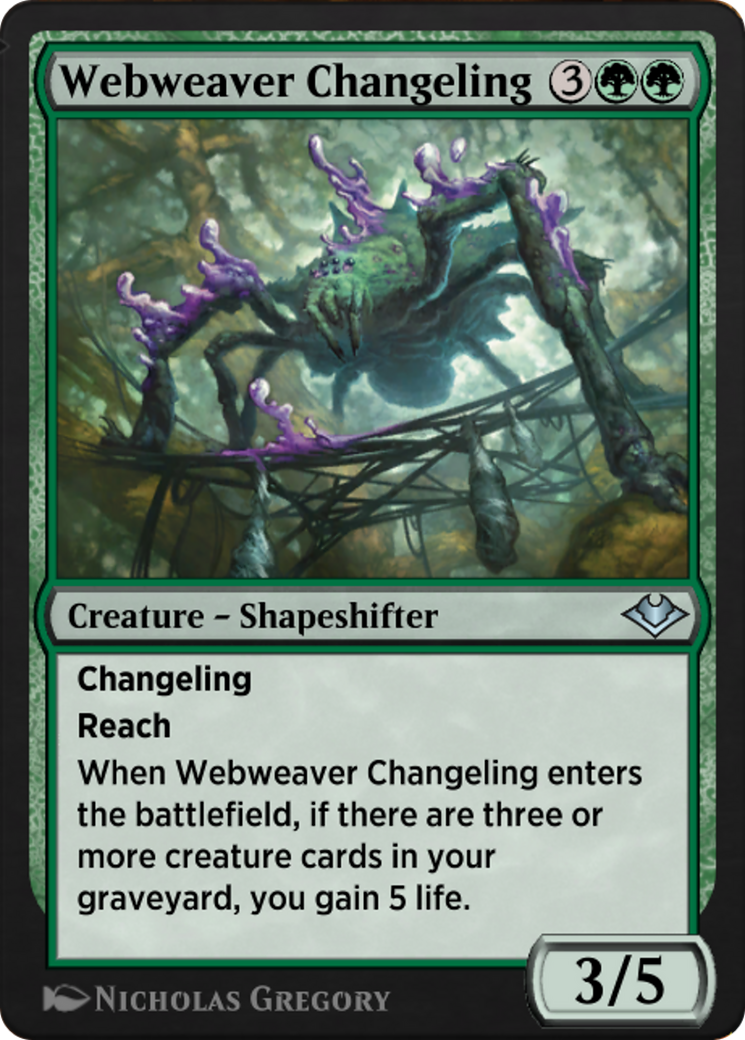 Webweaver Changeling (J21-666) - uncommon