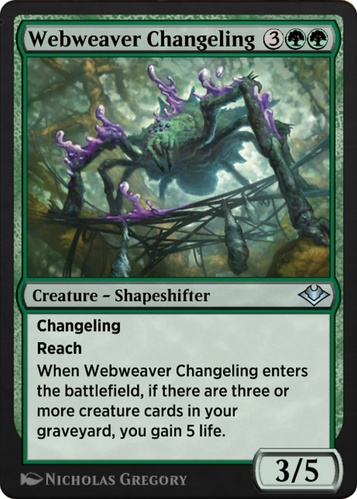 Webweaver Changeling (J21-666) - uncommon