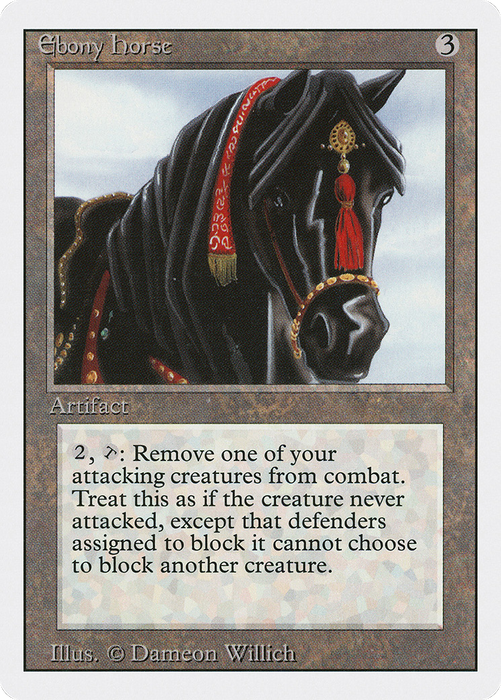 Ebony Horse (3ED-247) - rare
