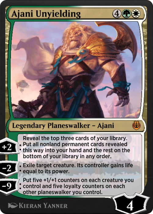 Ajani Unyielding (KLR-188) - mythic