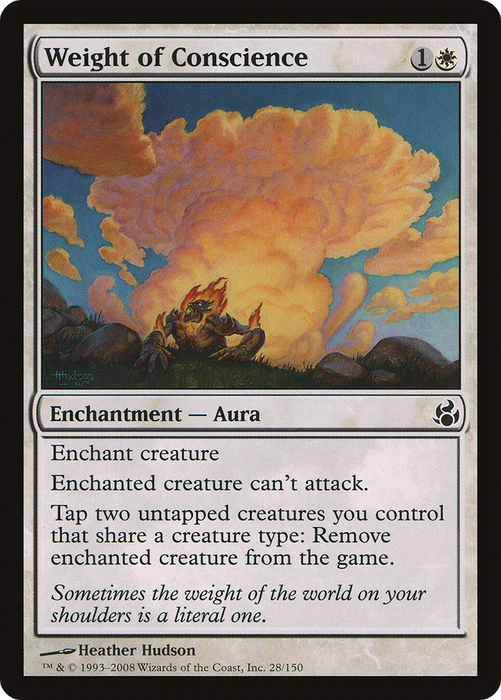 Weight of Conscience (MOR-028) - common - Foil
