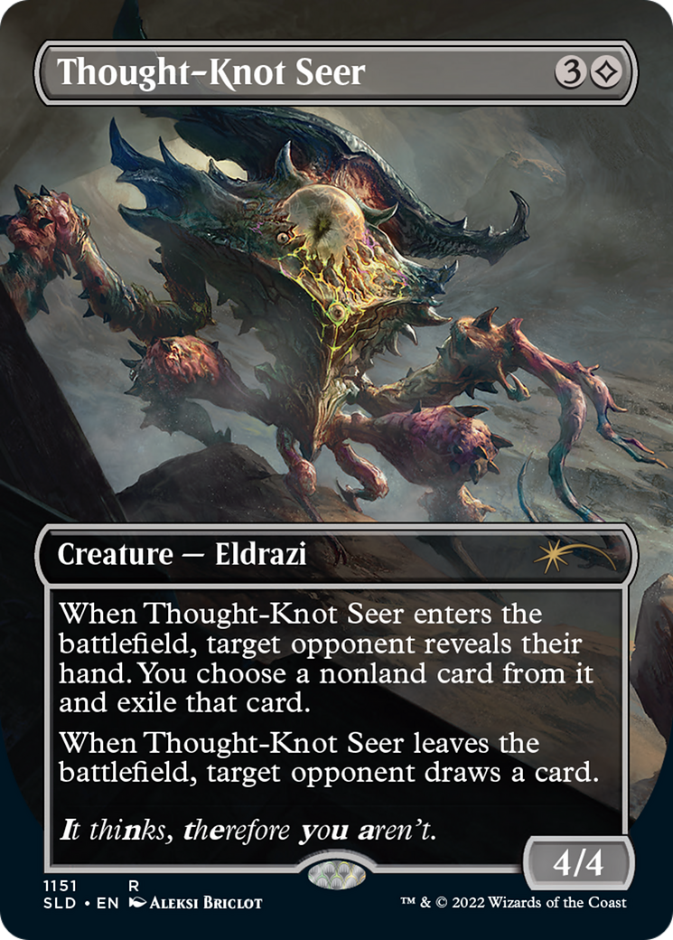 Thought-Knot Seer (SLD-1151) - rare (Borderless) - Foil