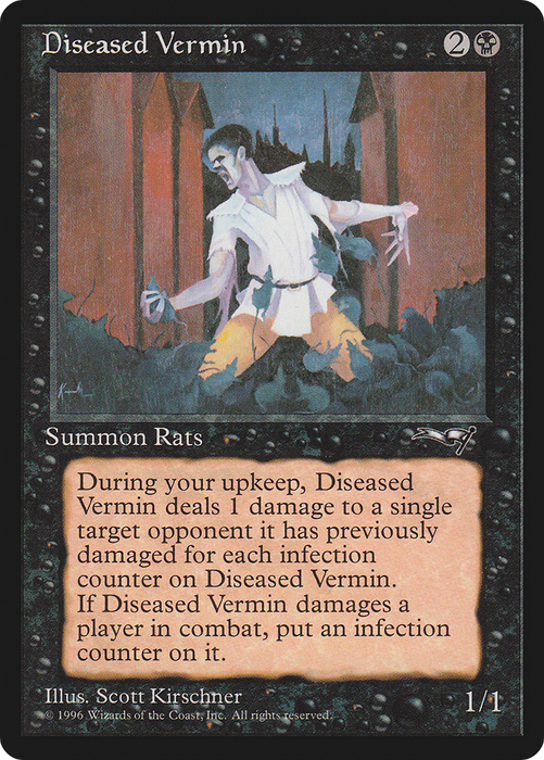 Diseased Vermin (ALL-046) - uncommon