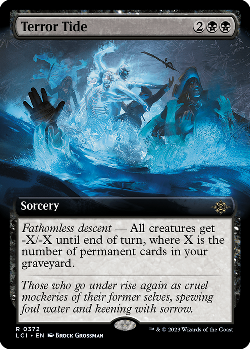 Terror Tide (LCI-372) - rare: (Extended Art) - Foil